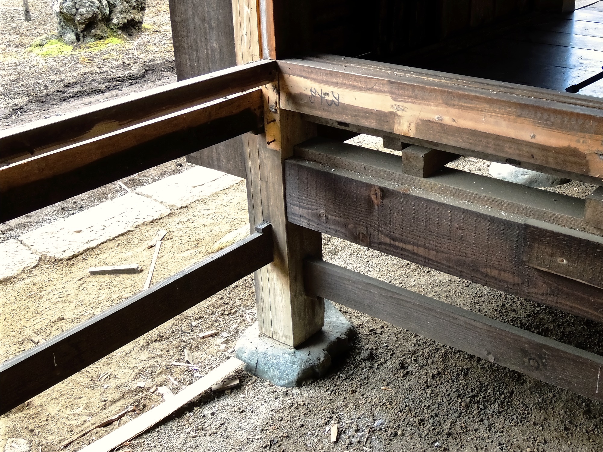 小佐野住宅　石場建て